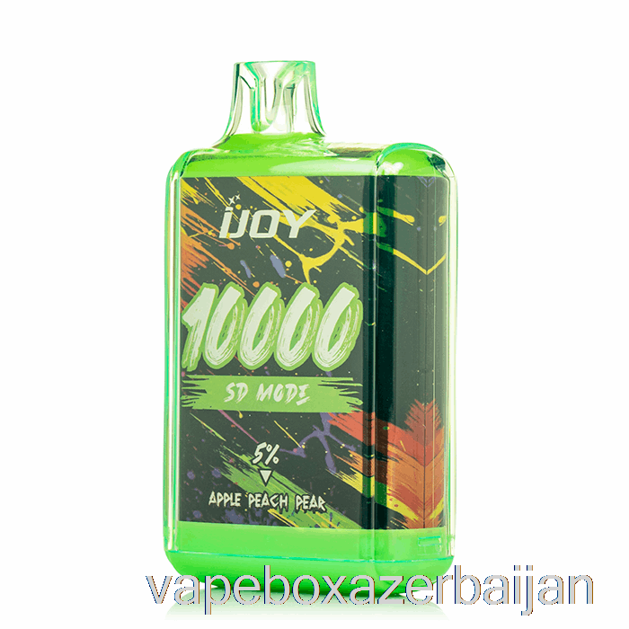 Vape Box Azerbaijan iJoy Bar SD10000 Disposable Apple Peach Pear
